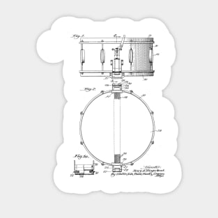 VINTAGE PATENT DRAWING Sticker